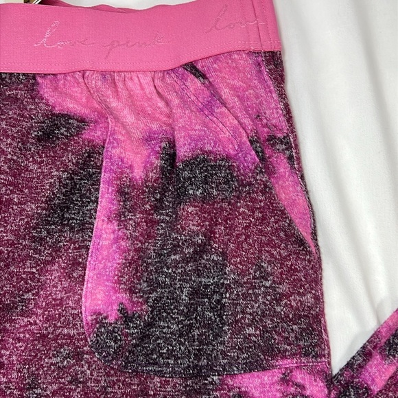 NEW! Pink by Victoria’s Secret Women’s Jogger PJ Lounge Pants Pink Size S - Picture 5 of 7